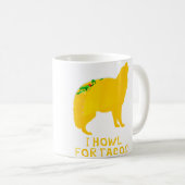 Mug Loup drôle de Taco Mardi Taco (Devant droit)