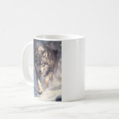 Mug Loup en hiver (Devant gauche)