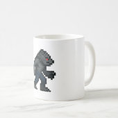 Mug Loup-garou 8 bits (Devant droit)