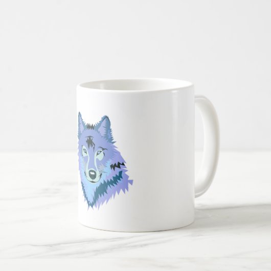 Mug Loup glacial (Devant droit)