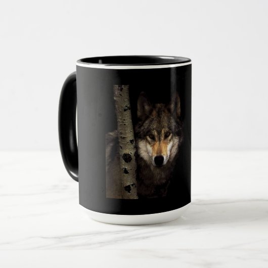 Mug Loup gris (Devant gauche)