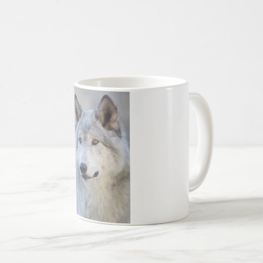Mug Loup gris (Devant droit)