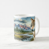 Mug Loup gris d'Alaska (Devant droit)