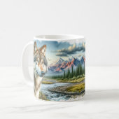 Mug Loup gris d'Alaska (Devant gauche)