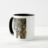 Mug Loup gris de grondement (Devant gauche)