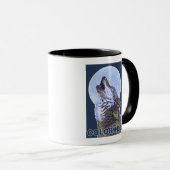 Mug Loup gris Howling Colorado (Devant droit)