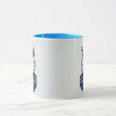 Mug Loup Hivernal Stylisé (Centre)