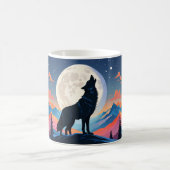 Mug Loup hurlant à la Lune (Centre)