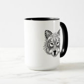 Mug Loup inspiré (Devant droit)