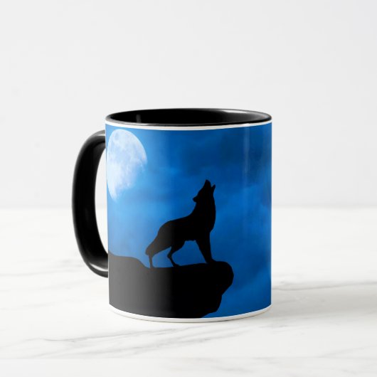 Mug Loup la nuit (Devant gauche)
