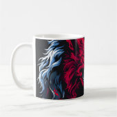 Mug Loup lunaire double sauvage (Gauche)