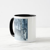 Mug Loup (lupus de Canis) pendant l'hiver (Devant gauche)