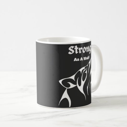 Mug Loup moderne (Devant droit)