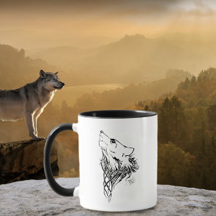 Mug Loup noir de la tribu Howl