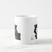 Mug Loup noir et blanc (Centre)