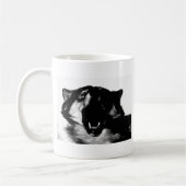 Mug Loup noir et blanc (Gauche)