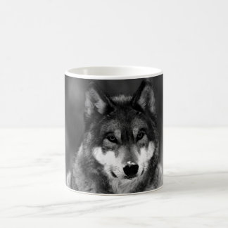 Mug Loup noir et blanc