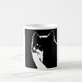Mug Loup noir et blanc (Centre)