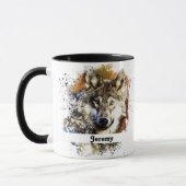 Mug Loup personnalisé (Gauche)