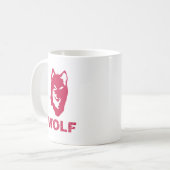 Mug Loup (rouge) (Devant gauche)