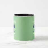 Mug Loup Silhouette de Galaxie Solitaire (Centre)