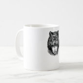 Mug Loup solitaire (Devant gauche)