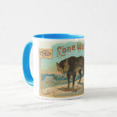 Mug Loup solitaire (Devant gauche)
