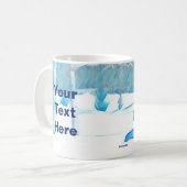 Mug Loup solitaire dans WInter (Devant gauche)