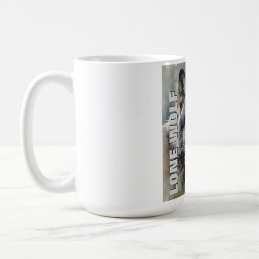 Mug Loup solitaire masculin de Sigma (Gauche)
