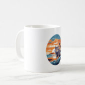 Mug Loup sur la plage (Devant gauche)