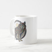 Mug Loup tribal (Devant gauche)