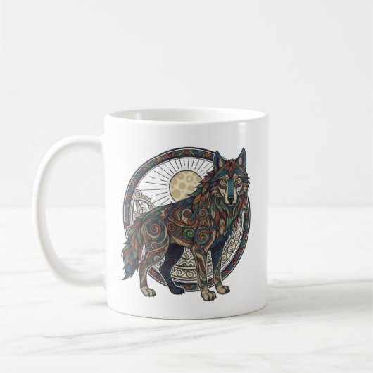 Mug Loup tribal (Gauche)