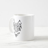 Mug Loup tribal (Devant gauche)