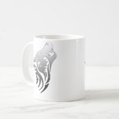 Mug Loup tribal (Devant gauche)