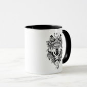 Mug Loup tribal indien (Devant droit)