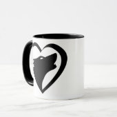 Mug Loups d'amour (logo de série d'embrayage de San (Devant gauche)