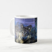 Mug Loups dans la nuit (Devant gauche)