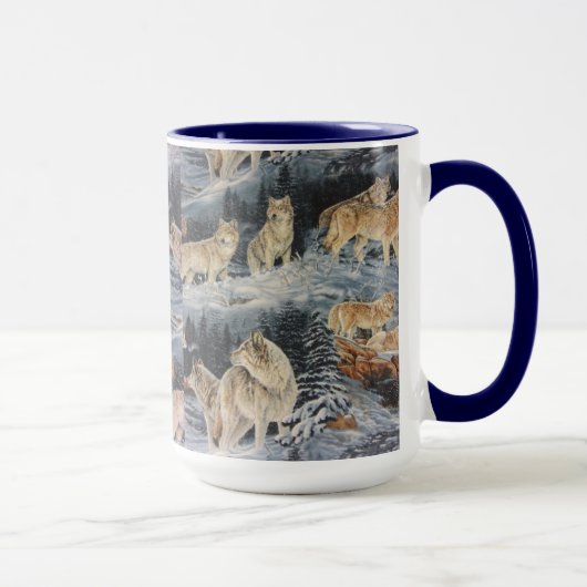 Mug Loups d'hiver (Droite)