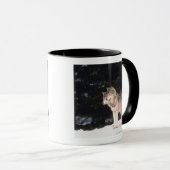 Mug Loups gris (Devant droit)