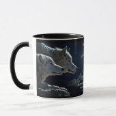 Mug Loups gris mis en danger en Californie ---------- (Gauche)