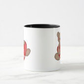 Mug L'ours avec le coeur soit le mien (Centre)