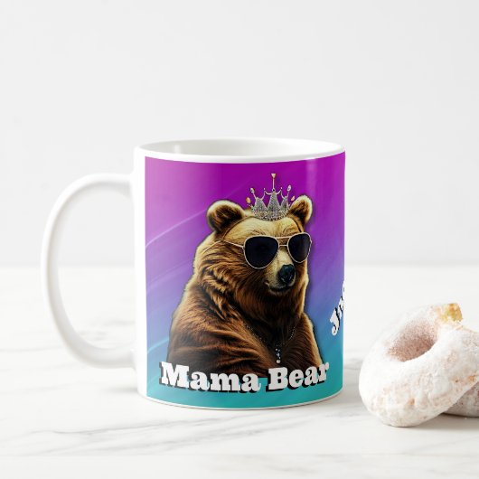 Mug L'ours de la reine Mama (Avec donut)