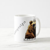 Mug L'ours de la reine Mama (Devant droit)