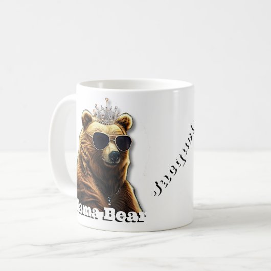 Mug L'ours de la reine Mama (Devant gauche)