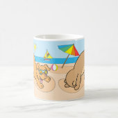 Mug L'ours de nounours de yoga avec vers le bas (Centre)