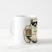 Mug L'ours polaire cool (Devant gauche)
