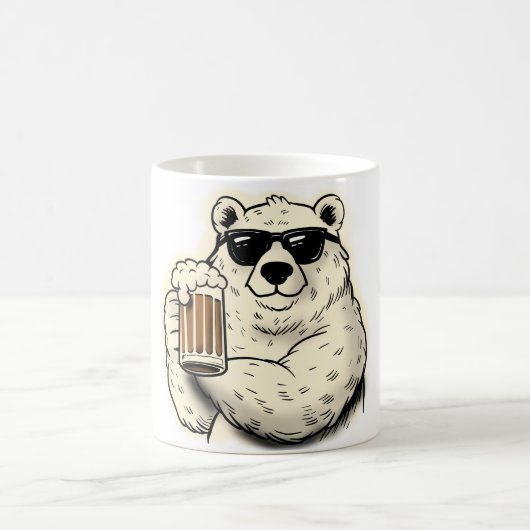 Mug L'ours polaire cool (Centre)