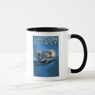 Mug Loutre de mer de côte de l'Orégon