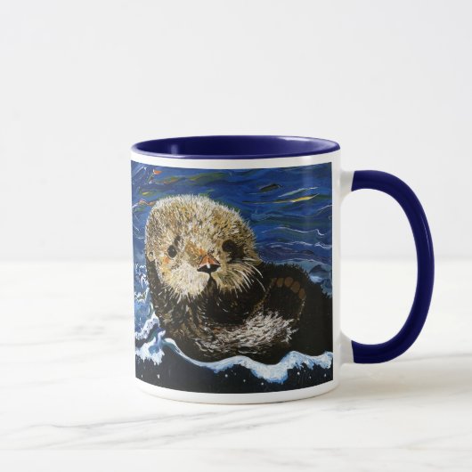 Mug Loutre de mer mignonne (Droite)