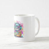 Mug loutre Dj ambiance 90 (Devant droit)